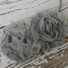 Baby Headband..Grey Headband..Newborn Headband..Toddler Headband..Flower Girl Headband