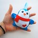 Felt Penguin Ornament, Baby Penguin A340