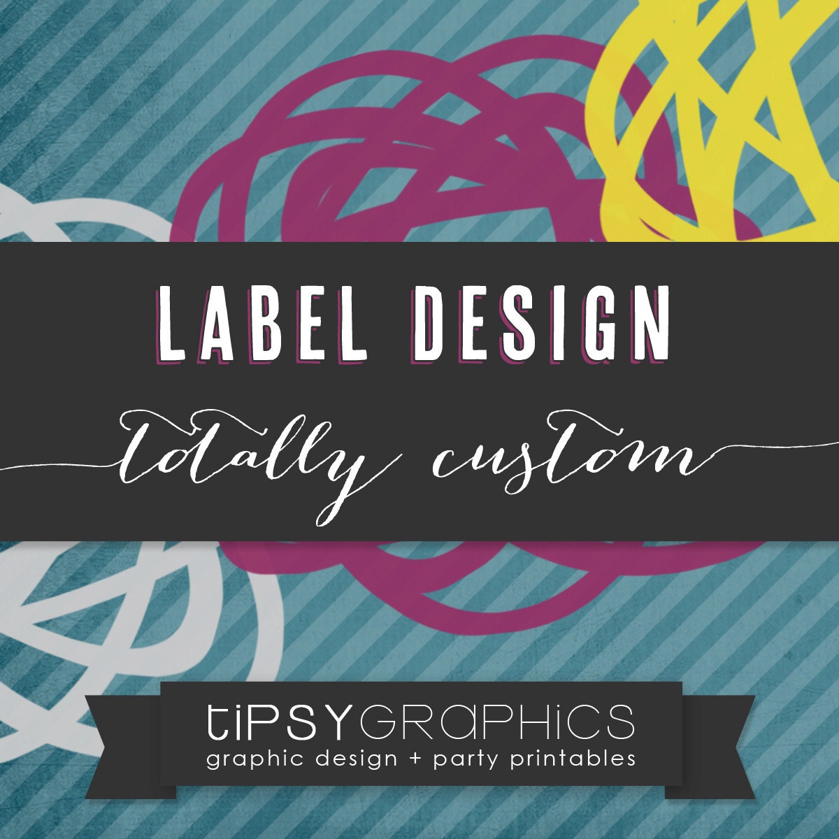 Label or Tag Design. Totally Custom Design by Tipsy Graphics Il_570xn