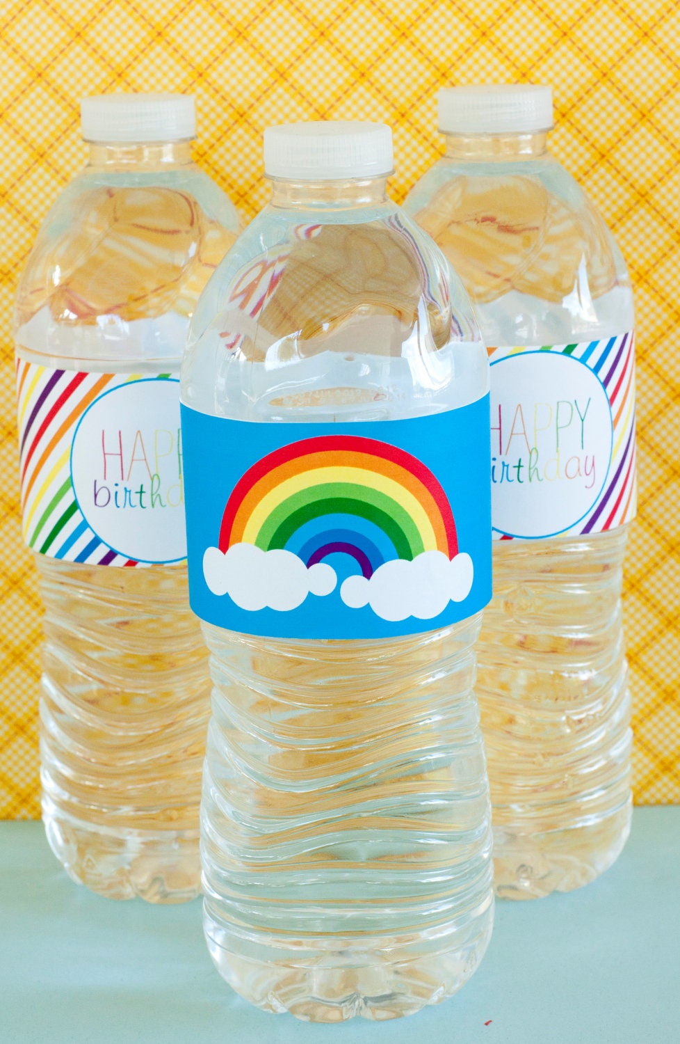 Rainbow Party PRINTABLE Drink Labels (INSTANT DOWNLOAD) by Love The Day Il_570xn