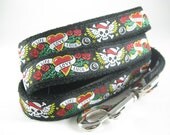 Bad Biker Tattoo hemp dog leash