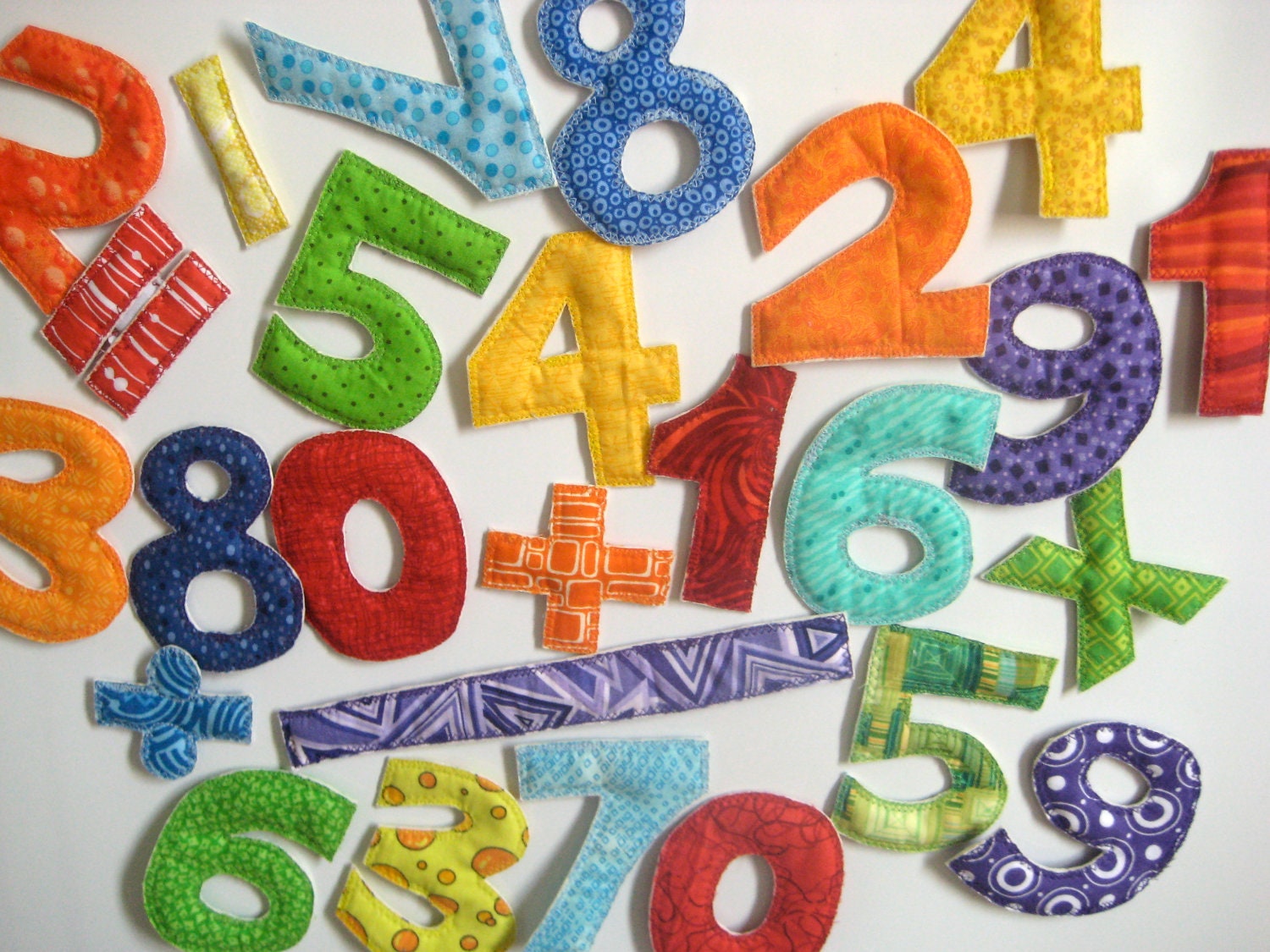 Fabric Magnetic Math Set -OPEN CUSTOM ORDER -Time Slot-
