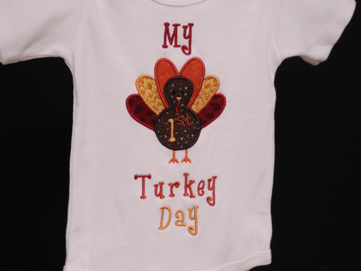 Turkey Day Onesie My 1st Turkey Day