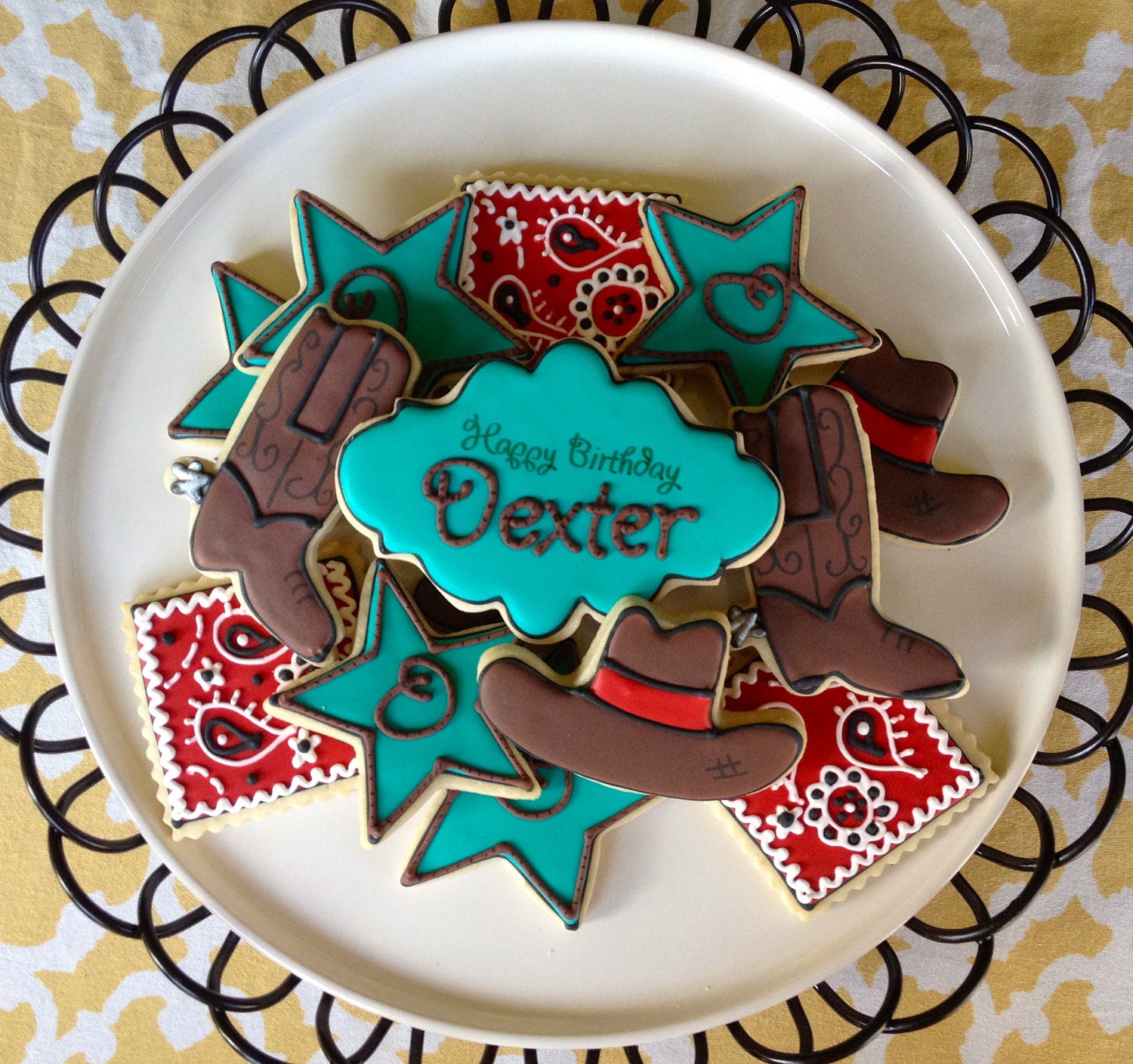 It's a Western Cowboy Rodeo Sugar Cookie by NotBettyCookies