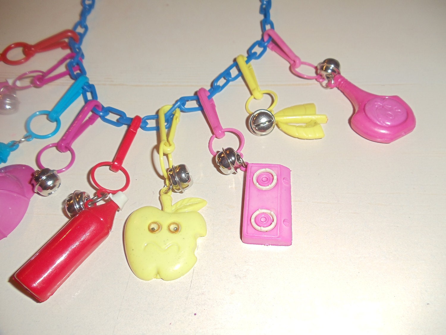 Vintage 80's Charm Necklace