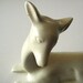 Deer Figurine - Reclining Doe - 1980s Collectible