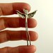 Angel Kiley Is Letting Go - Art Jewelry Pendant - Repurposed Sterling Silver - 872