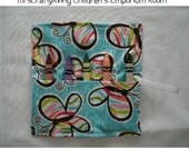 Teal Butterfly, Crayon Roll, Party Rollup, Butterfly Party