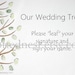 Wedding Guest Book Tree. Original Thumb Print Painting/Illustration- Cherry Blossom Branches