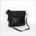 HOLD black saddle leather satchel / harve benard