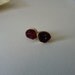 Druzy Earring - Druzy Stud Earring - Stud Earring - Burgundy Druzy Earring - Burgundy Druzy