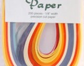 Paper Quilling Strips Variety - 200 strips 1/8" wide 24" long Quilling Paper