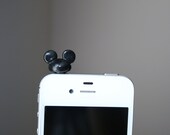 Mouse ears smart phone dust plug