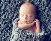 Fan Bottom Cocoon Pattern - PDF PATTERN - knitting pattern - knit photo prop - newborn cocoon/pod