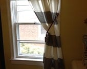 Horizontal Stripe Fabric, Home Decor Fabric, by the yard