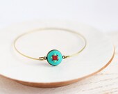 Tiny mint bracelet - Ethnic bracelet - Summer collection by Skrynka - br005