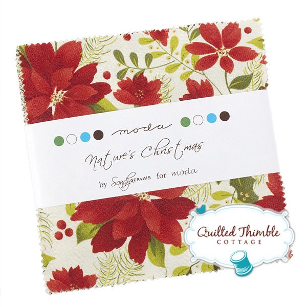 Natures Christmas by Sandy Gervais - Charm Pack (17720PP) - Moda