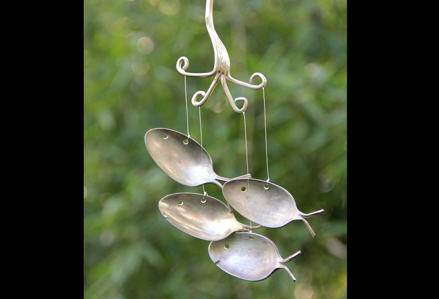 1800's Silver spoon-fish