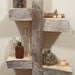 live edge wall shelf