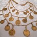 Reserved for Jennifer --YSL Vintage necklace, Yves St. Laurent necklace, Roman coin necklace, vintage necklace, Made in France necklace