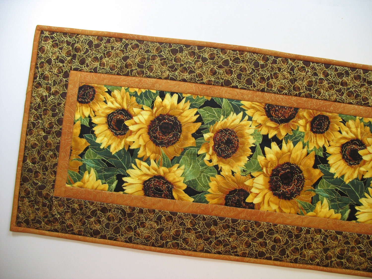 Autumn Table Runner Quilted fabric from Timeless Treasures