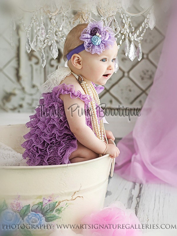 Lavender Lace petti romper, petti romper, lace romper, petti romper, ruffle romper