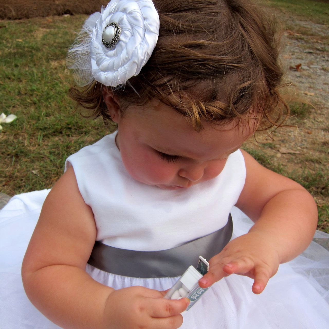 Flower Girl Hair Bow