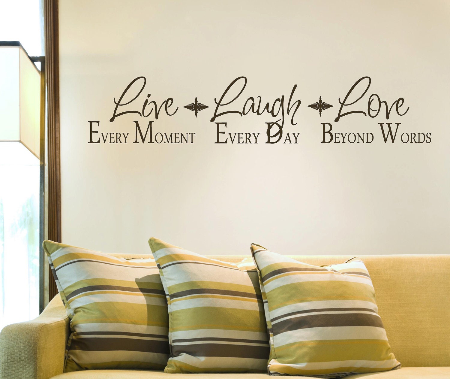 Live Laugh LoveVinyl Lettering wall words by itswritteninvinyl