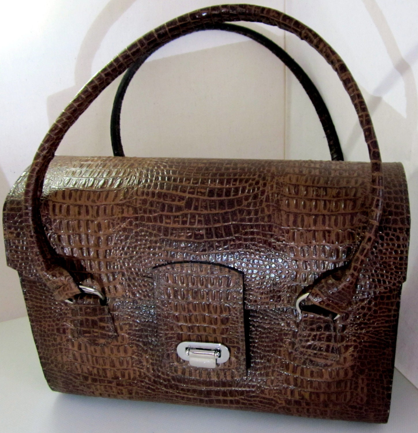 Cognac Two Tone Alligator