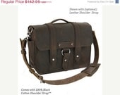 Summer Sale 14" Brown Newtown Voyager Laptop Bag - Made in America