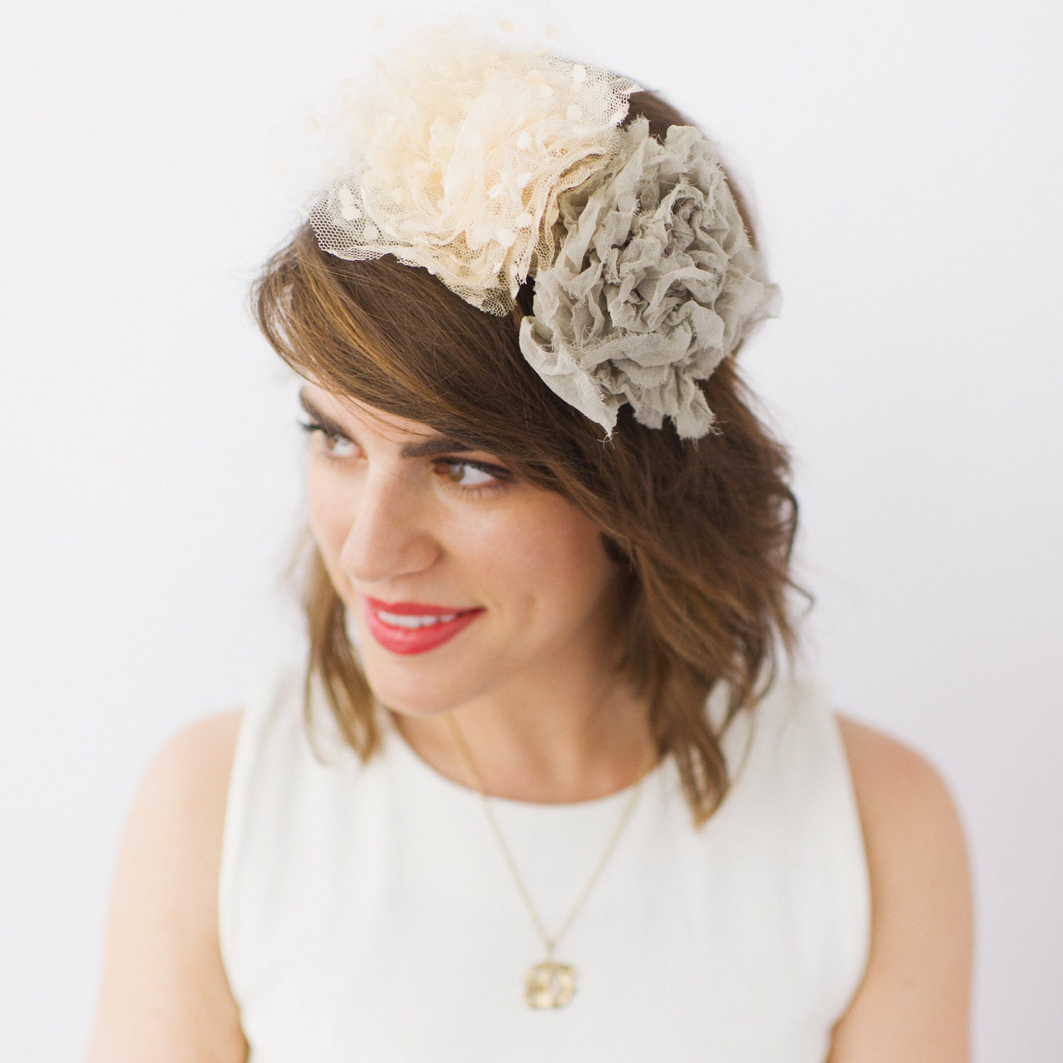 Double Flower Halo- SAMPLE SALE STYLE 4