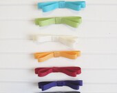 Simple Small Bow Headband in 12 Colors-Choose Size