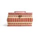 Vintage Sewing Baket, Vintage Wicker Sewing Basket, Vintage Wicker Basket, Red and White Wicker Basket, Red and White Sewing Basket