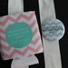 4 Personalized Koozies with Monogram - Perfect Bridesmaid/ Bridal Party Gifts- Customize Colors