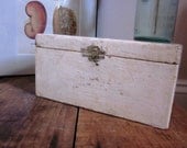Vintage Shabby Chic Painted Wooden Box