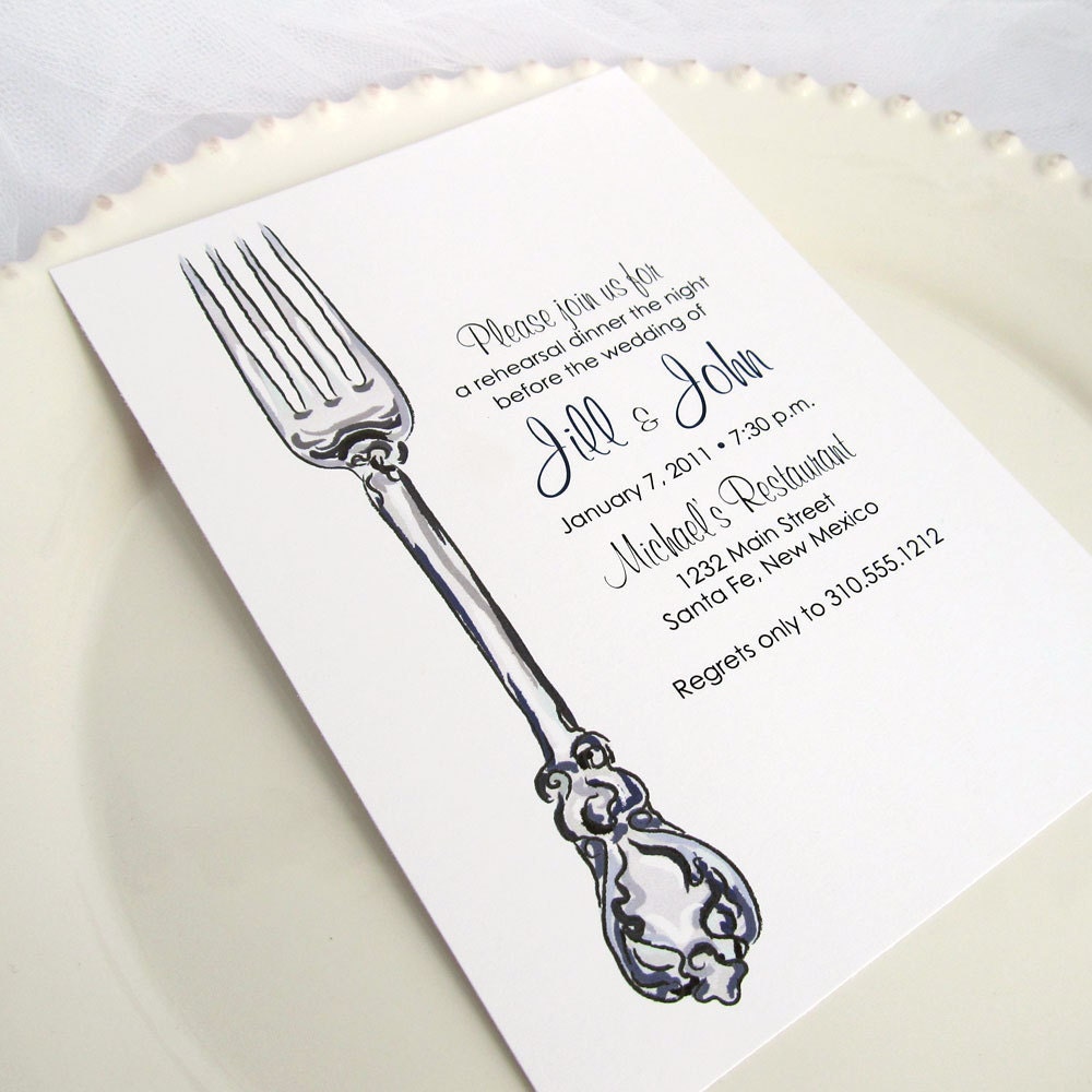 Printable Wedding Rehearsal Dinner Invitation Digital File for Self-Print