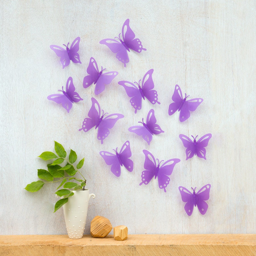 Popular items for purple butterflies on Etsy