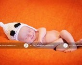 Friendly Ghost Hat Crochet Pattern (284)