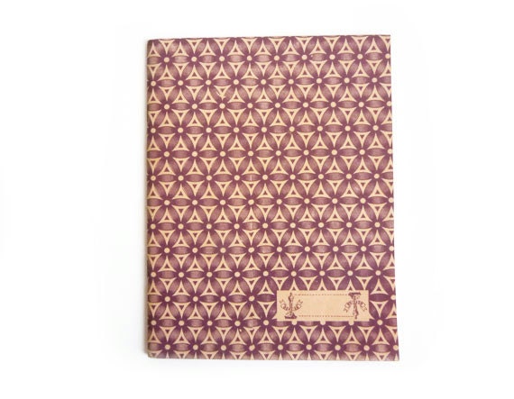 Triangle Notebook, Vintage Lebanese School Notebook