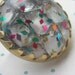 Vintage Sarah Coventry Mardi Gras Confetti Earrings
