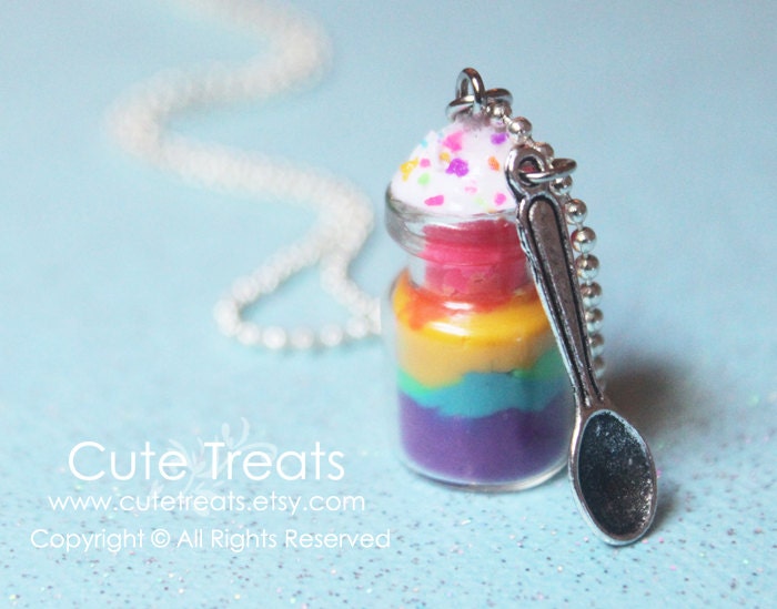 Rainbow Cake In a Jar - Exclusive from Cute Treats :)