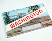 25 Vintage Washington Chrome Postcards Blank - Wedding Guest Book