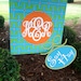 40"x40" Monogram Canvas
