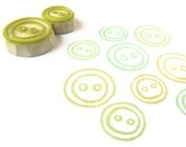 Button Up Stamp Set - Rubber Stamp Set - Cling Rubber Stamps
