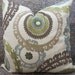 Designer Pillow Cover 18 x 18 - Suzani Embroidered Spring