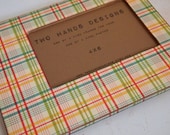 4x6 Retro Plaid Picture Frame