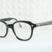 50s Mens Glasses 1950's Eyeglasses Black Horn Rim Notched Wayfarer G Man Frame 48/22 by Titmus Optical