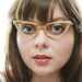 50s Wood Cat Eye Glasses 1950s Eyeglasses Natural Wooden Woodgrain 46/20 New Old Stock Optical Frame Italy
