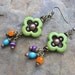 Green Soutwestern Earrings