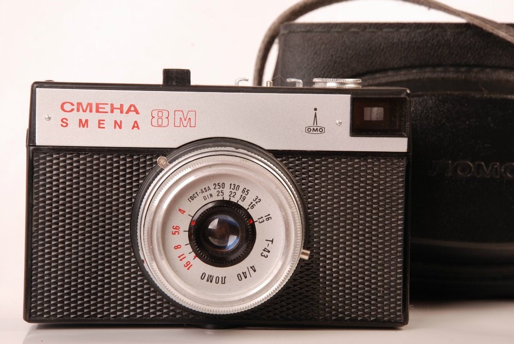 SMENA 8M LOMO Scale Vintage Compact Soviet Russian 35mm Film Camera LOMOGRAPHY